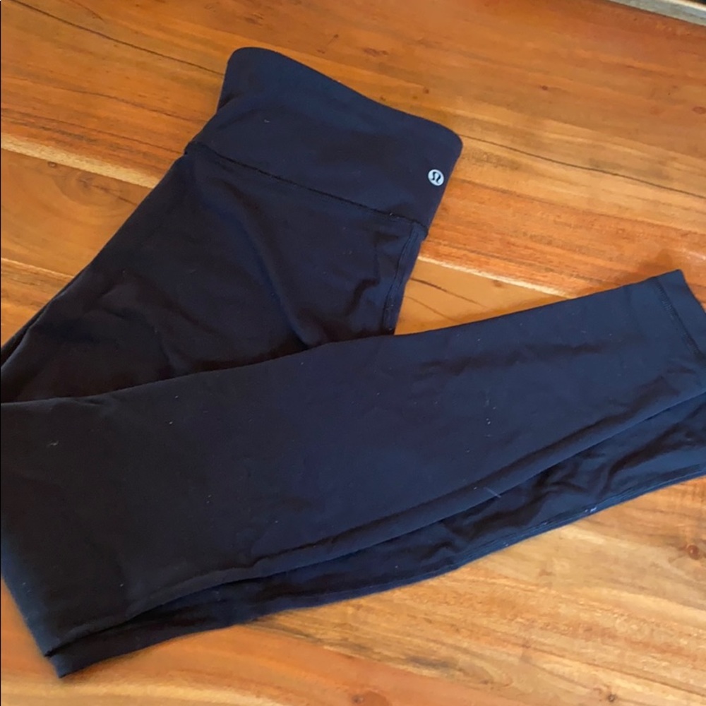 Black LuLu Lemon Tights - Used
